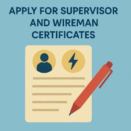 Supervisor Wireman Certificates Process Supervisor Wireman Certificate Process